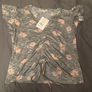 Floral Scrunch Shirt